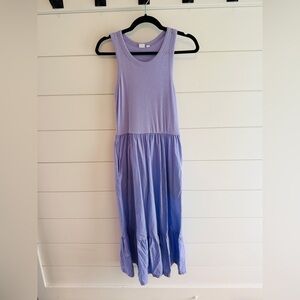 GAP Sleeveless Lavender Midi Dress, Size Medium